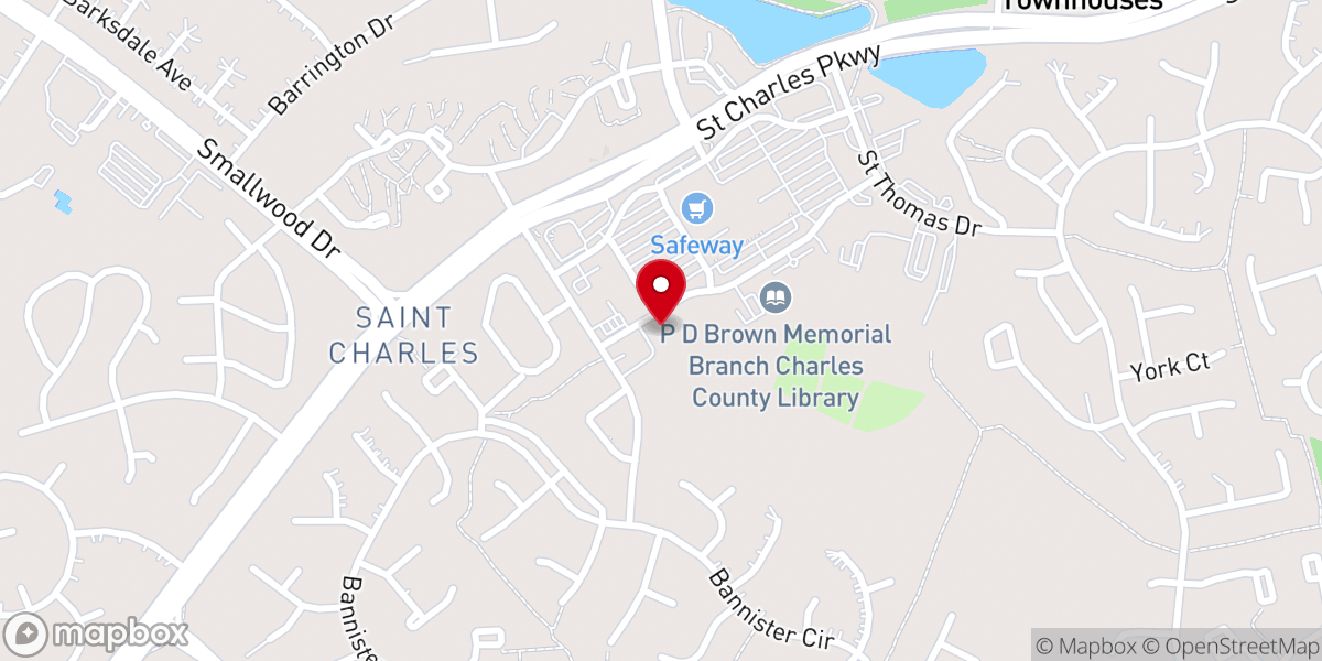 Map showing location of Church of Christ