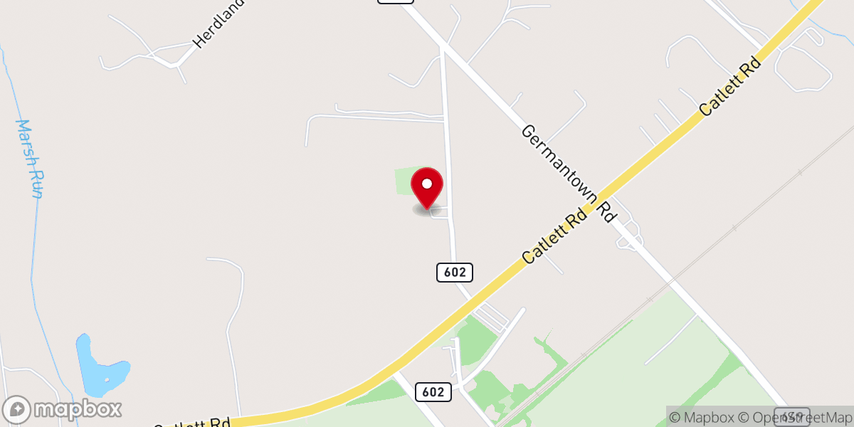 Map showing location of Midland Christian Academy