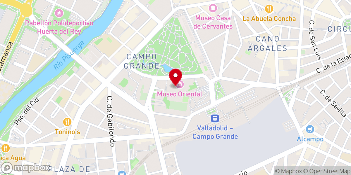 Map showing location of Parroquia de San Agustín (del Convento de los Agustinos Filipinos)