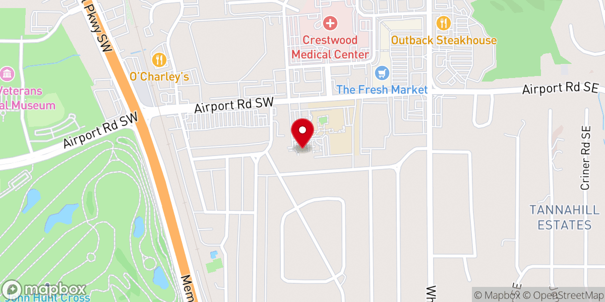 Map showing location of Holy Spirit Catholic Church