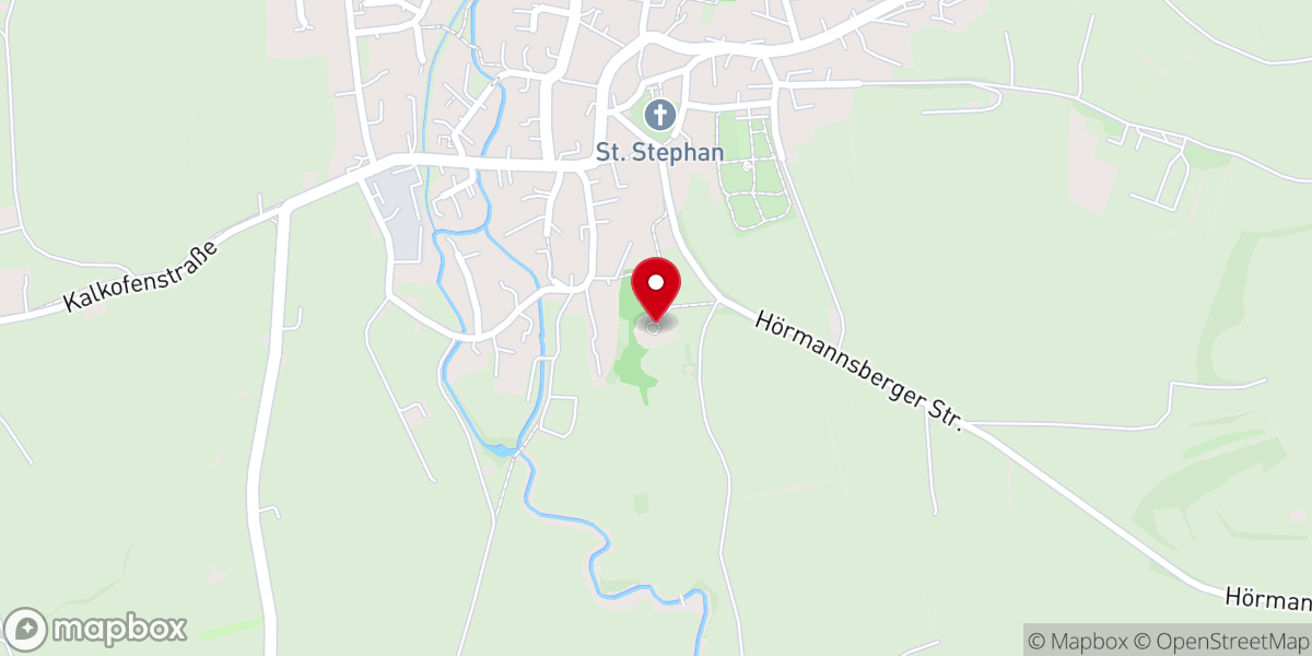Map showing location of Burgstallkapelle Kissing