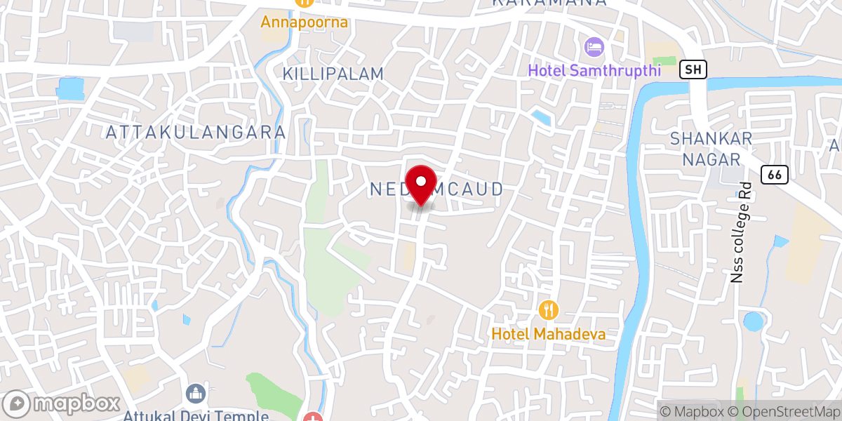 Map showing location of St. Mary's Malankara Catholic Church