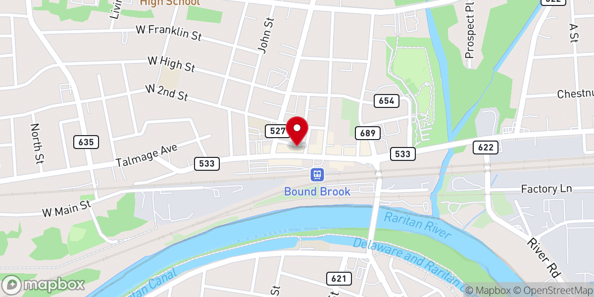Map showing location of God'S Presence Ministry