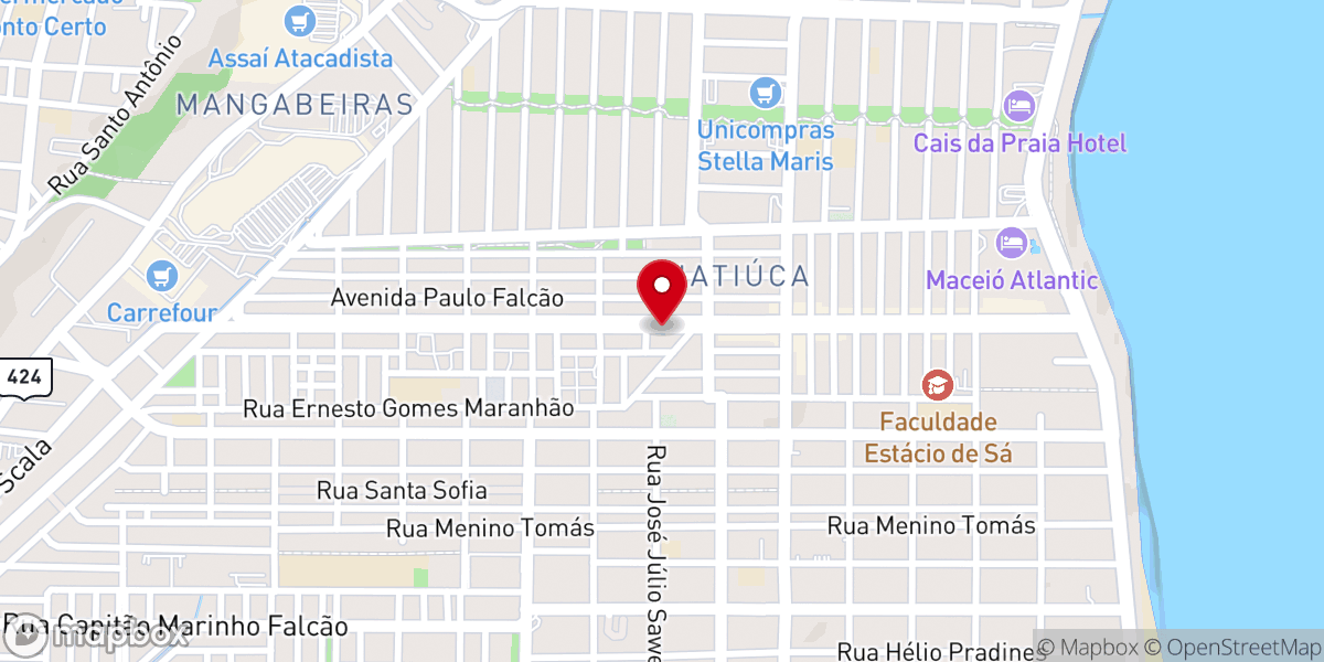 Map showing location of Par贸quia Divino Esp铆rito Santo 馃檹馃徎