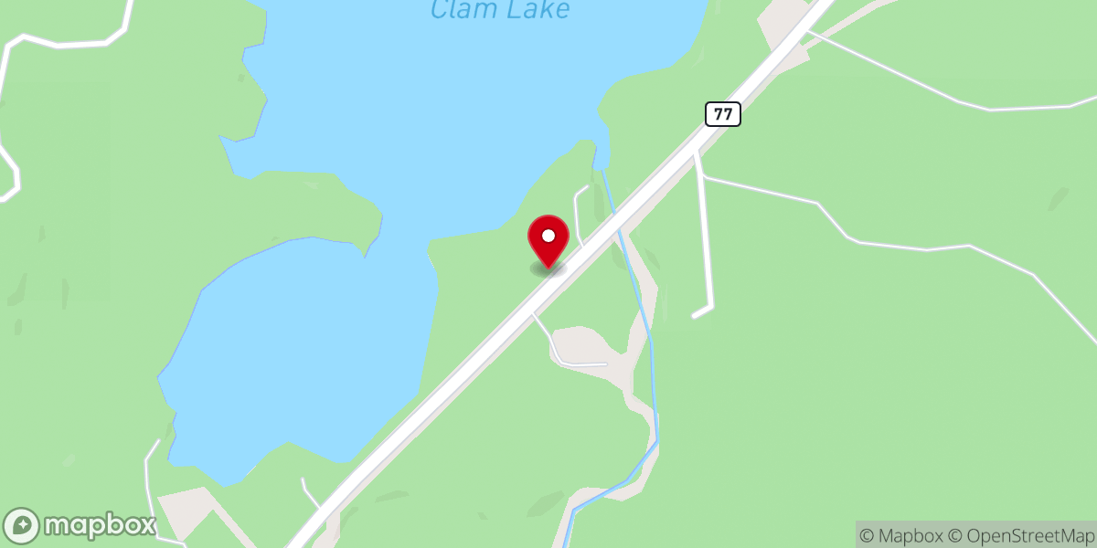 Map showing location of Birch Haven Christian Retreat