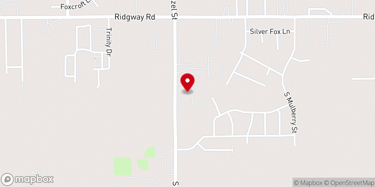 Map showing location of First Baptist Church Pine Bluff