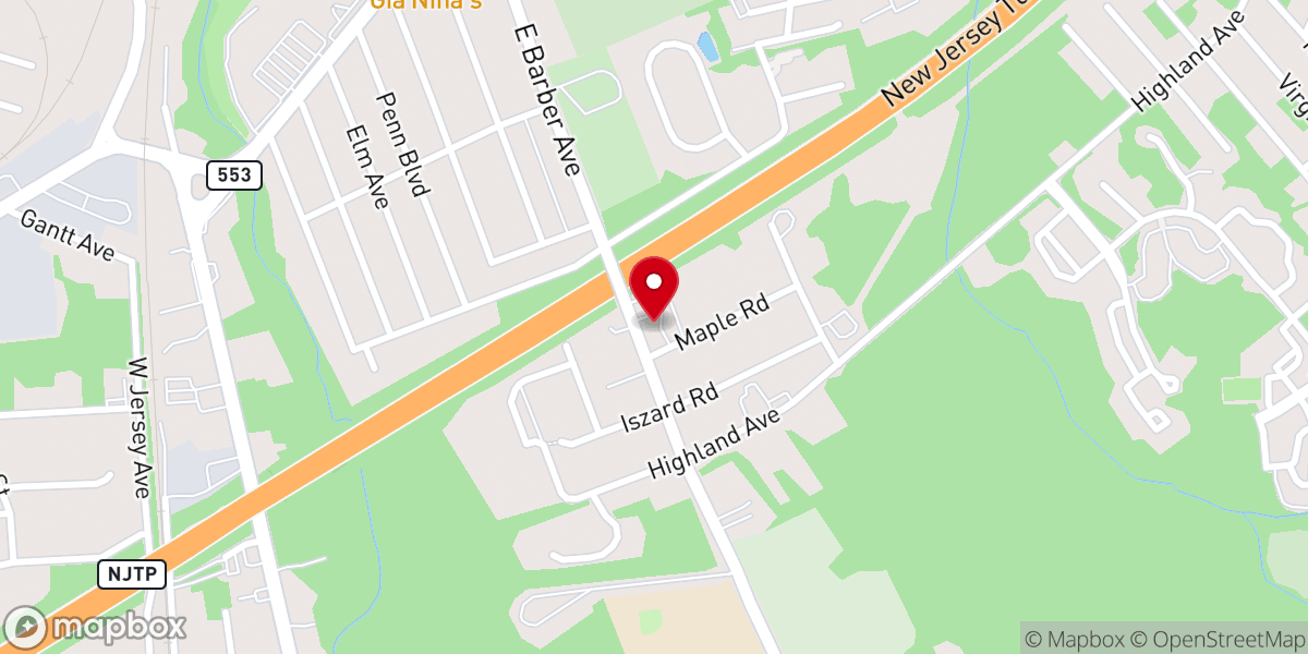 Map showing location of Lake Tract Bible Church