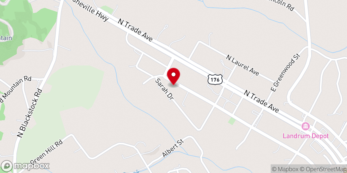 Map showing location of New Hollands Temple