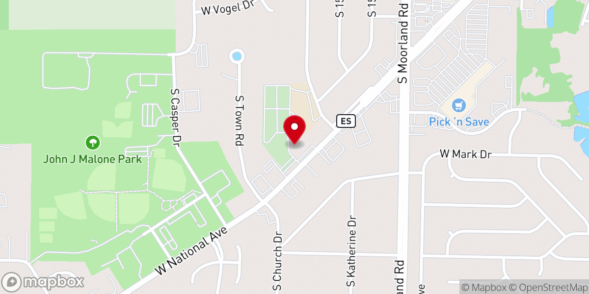Map showing location of Holy Apostles Catholic Parish