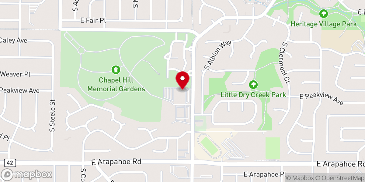 Map showing location of Redeemer Community Church