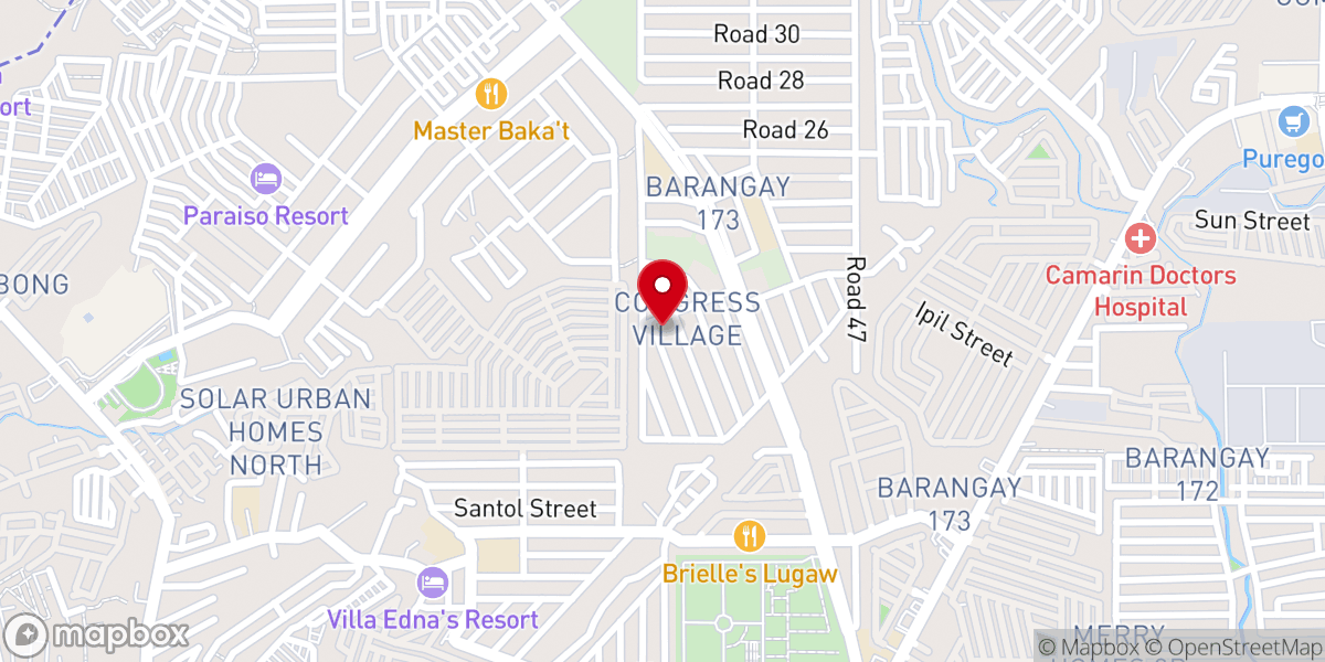 Map showing location of Sovereign Mercy Evangelical Church