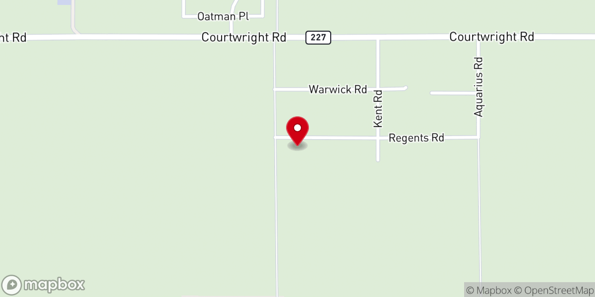 Map showing location of Mohave Valley Assembly of God