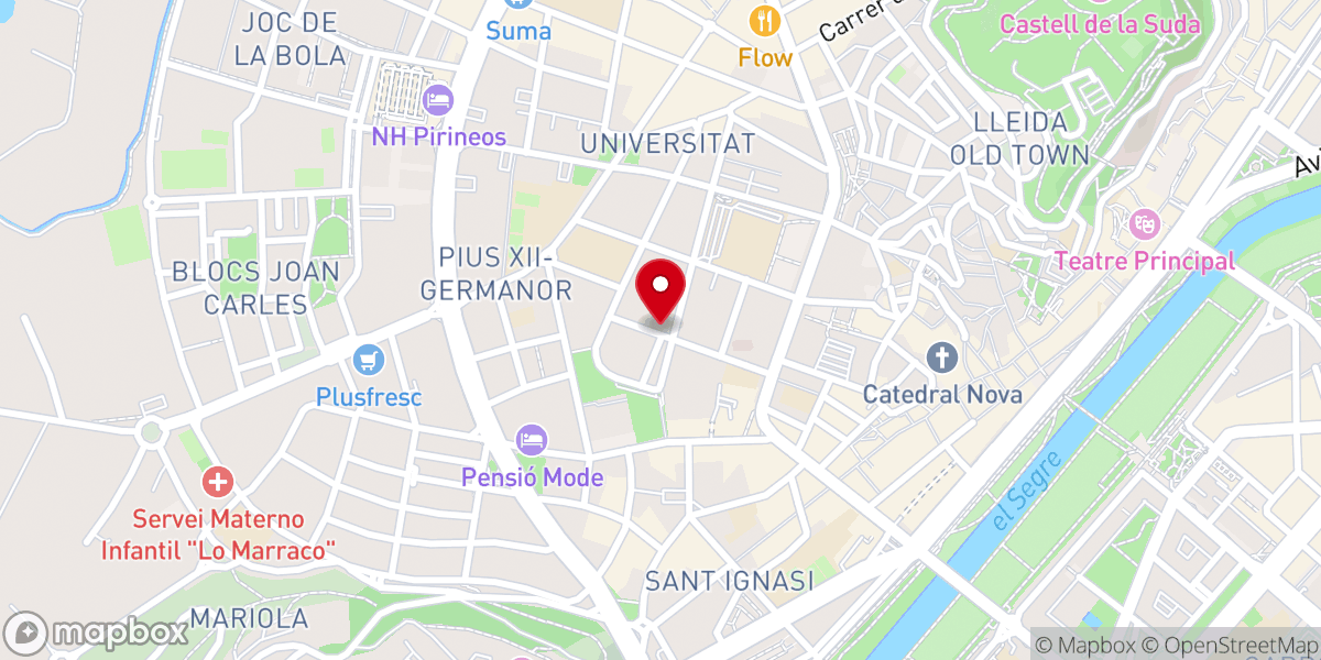 Map showing location of IREL
