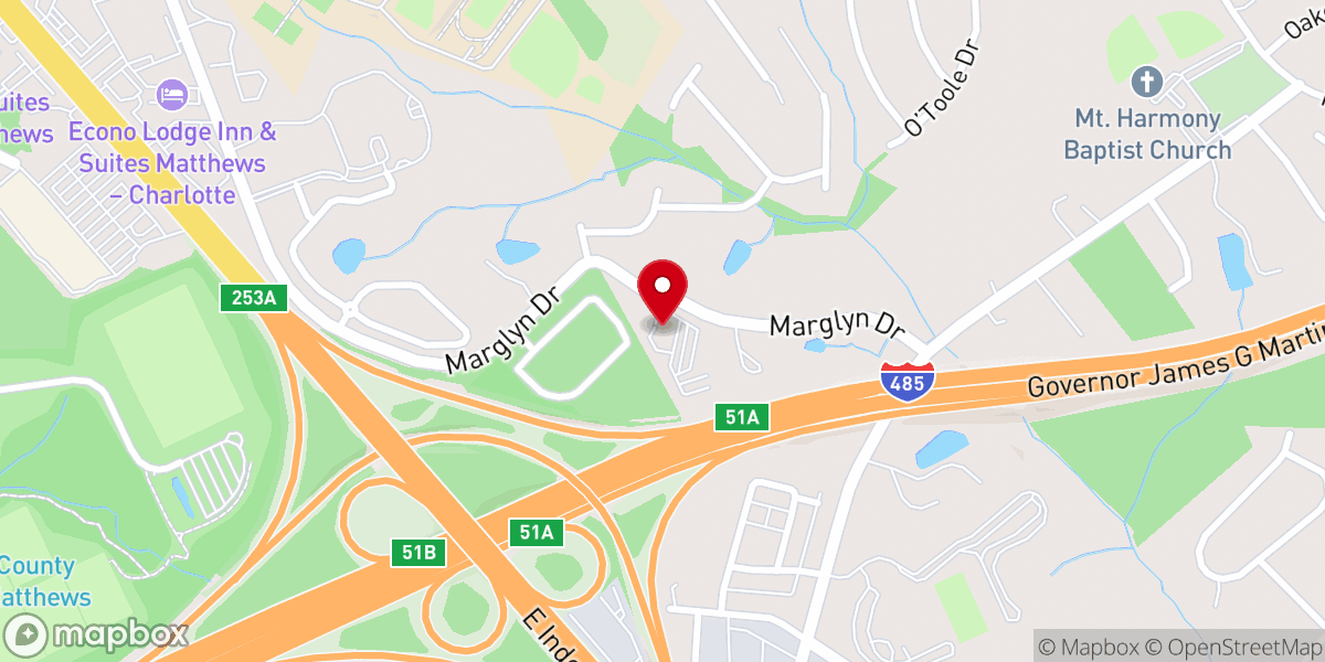 Map showing location of Slavic Baptist Church of Salvation