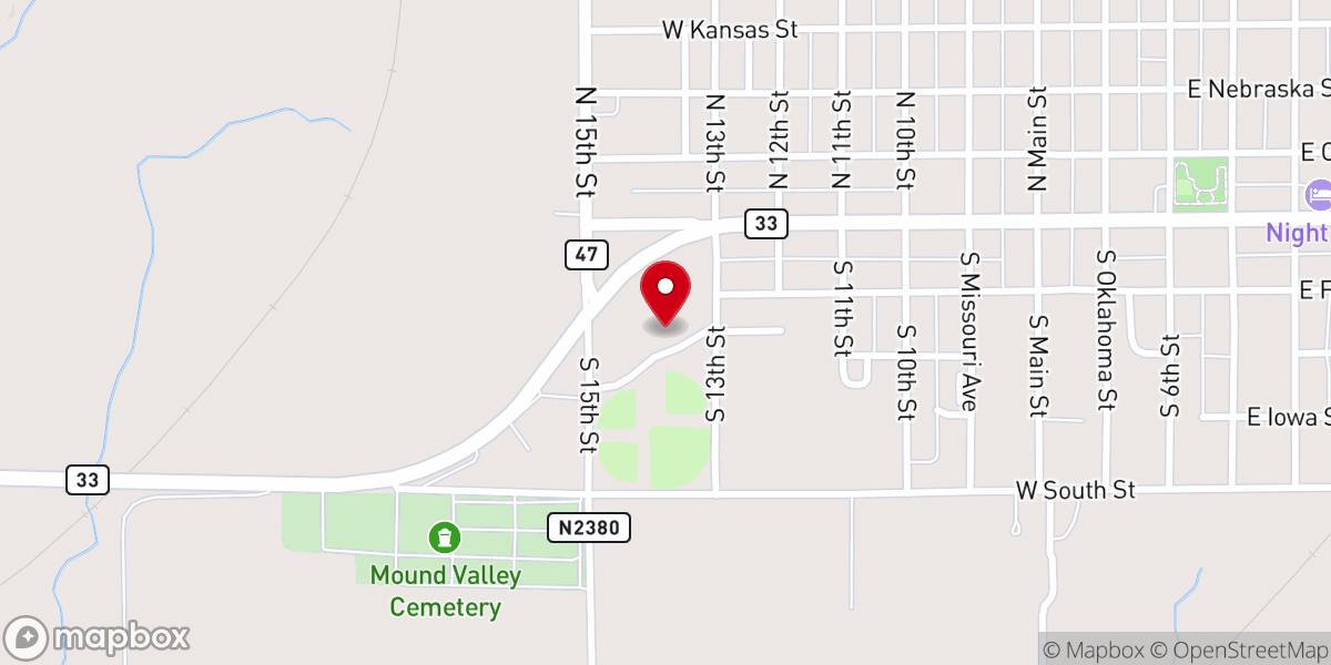 Map showing location of Thomas Baseball Park