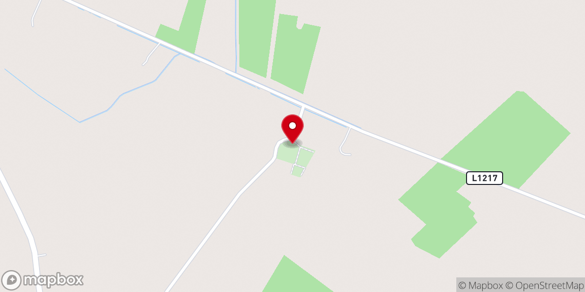 Map showing location of Cloonshanville Dominican Friary