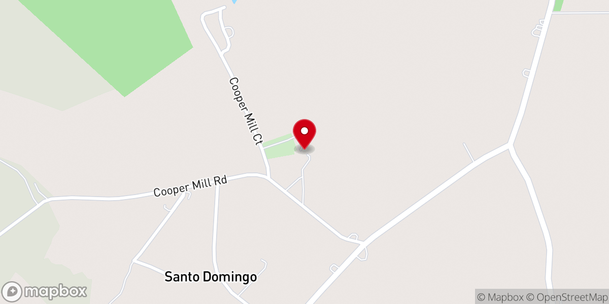 Map showing location of Zion Church of San Domingo