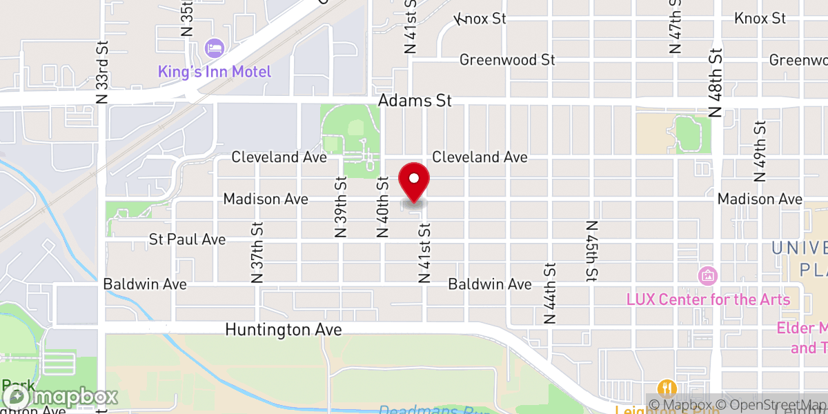 Map showing location of Way of Holiness Church