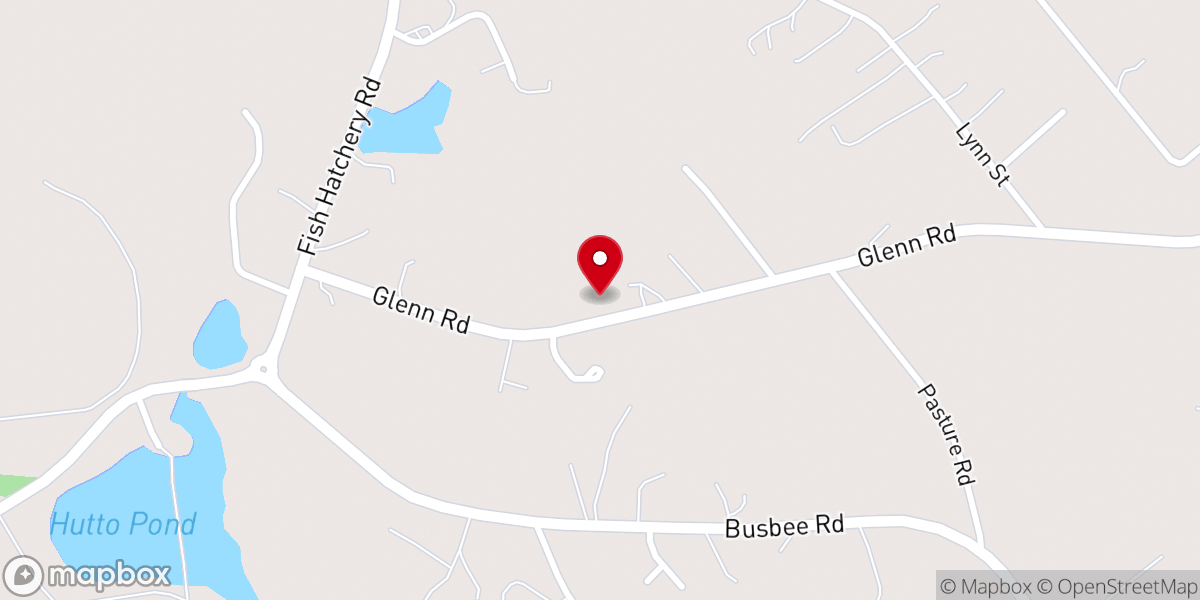 Map showing location of Piney Grove AME Church