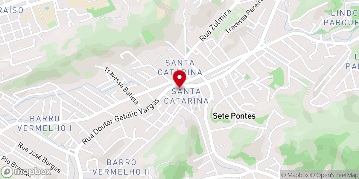 Map showing location of Pib Renovada Em Sta Catarina