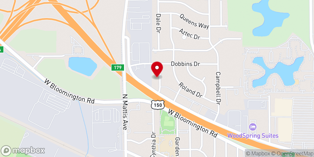 Map showing location of New Hope Church of God