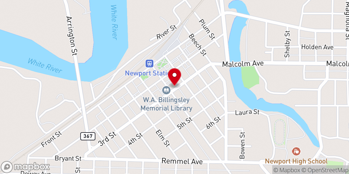 Map showing location of Christ Academy
