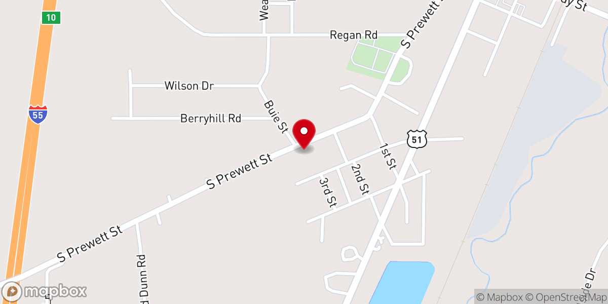 Map showing location of Baptist Church Immanuel