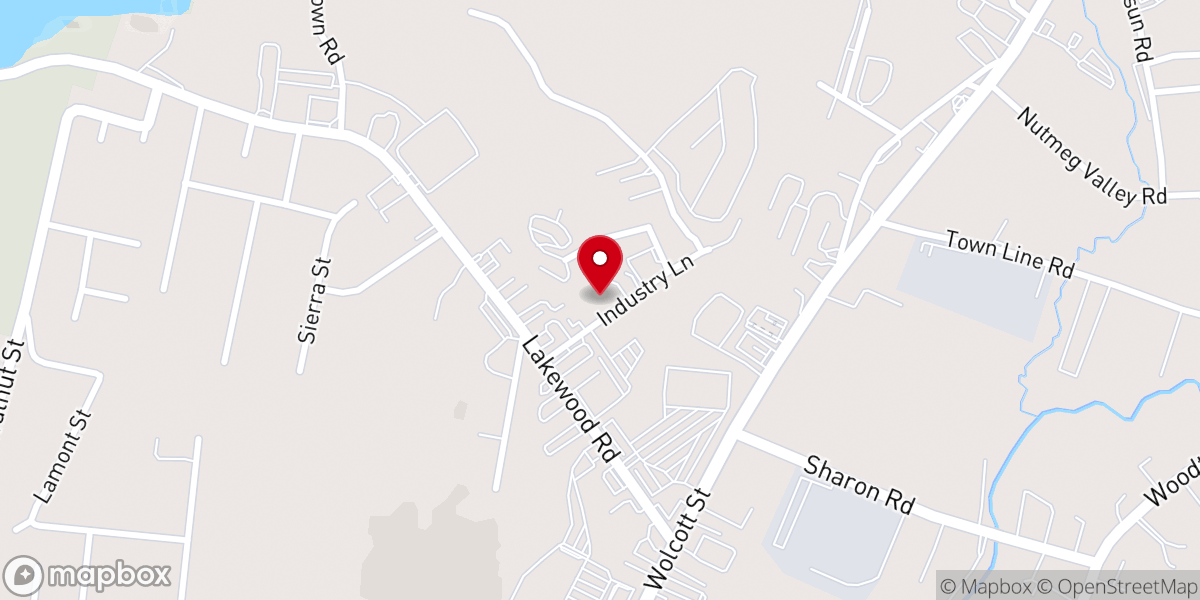 Map showing location of The Potter’s House Deliverance Center
