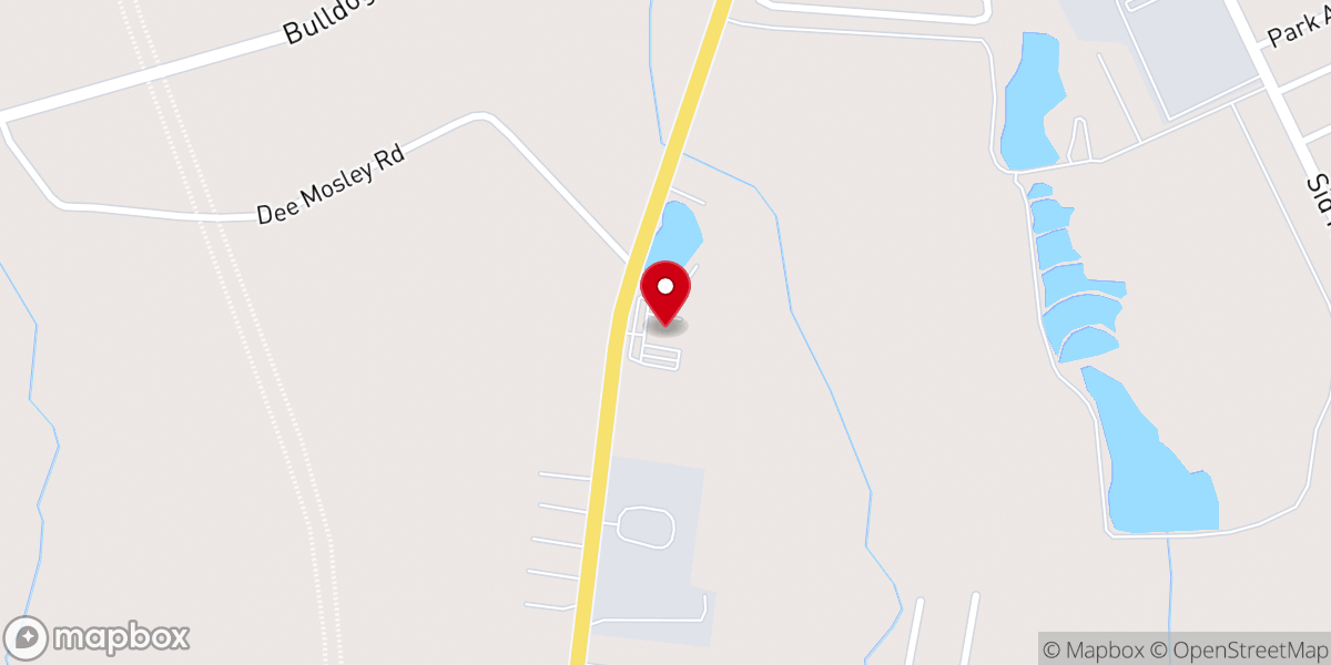 Map showing location of Oasis Church Of God