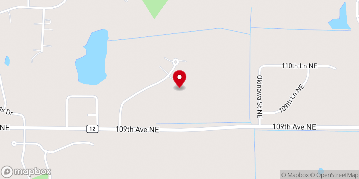 Map showing location of Lutheran via De Cristo of Minnesota