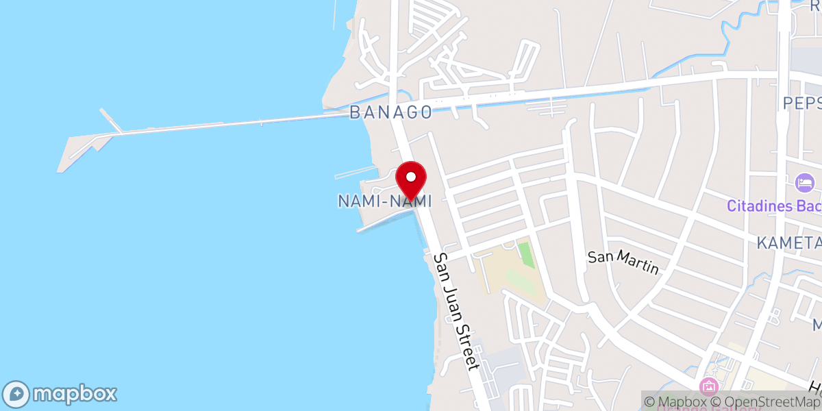 Map showing location of United Pentecostal Church - Banago, Negros Occidental