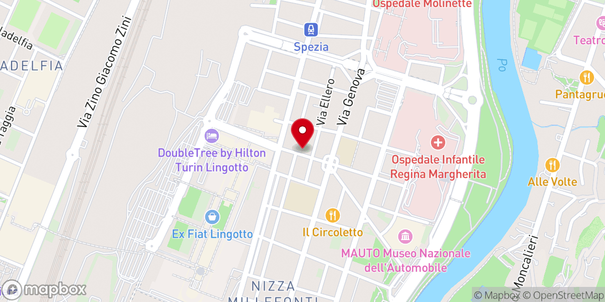 Map showing location of Oratorio