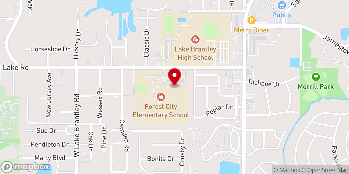 Map showing location of Your City Church