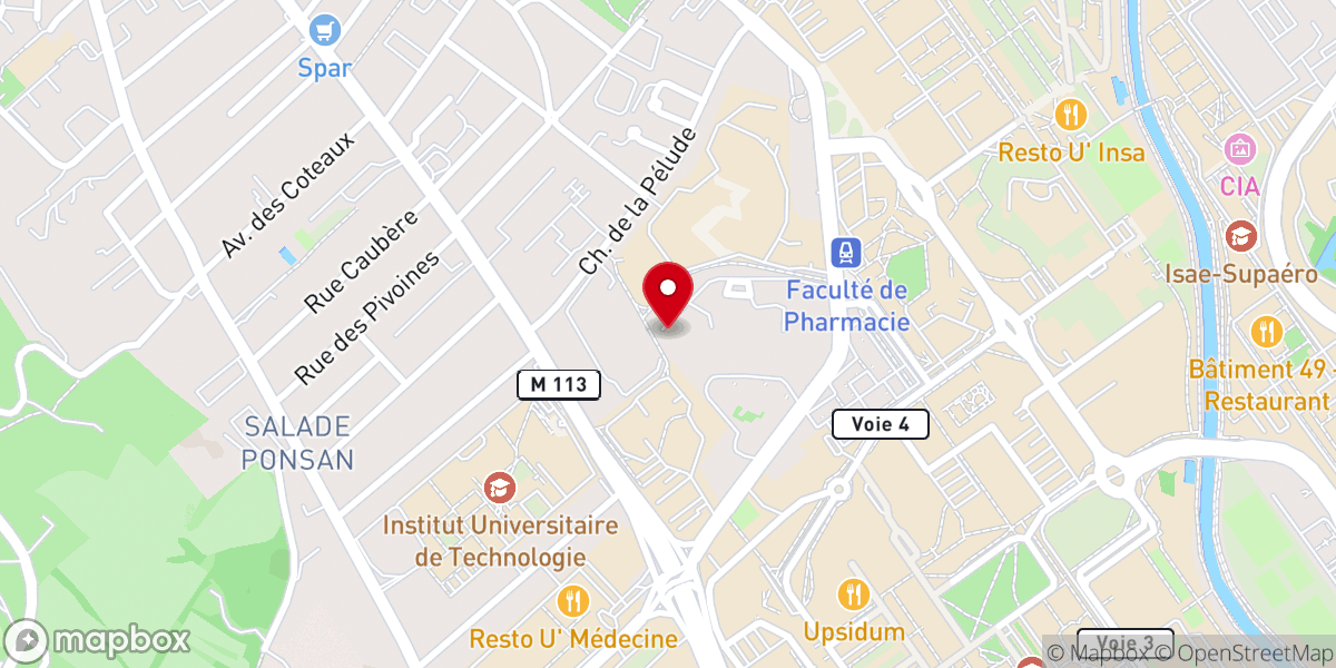 Map showing location of Chapelle saint Thomas (entrée)