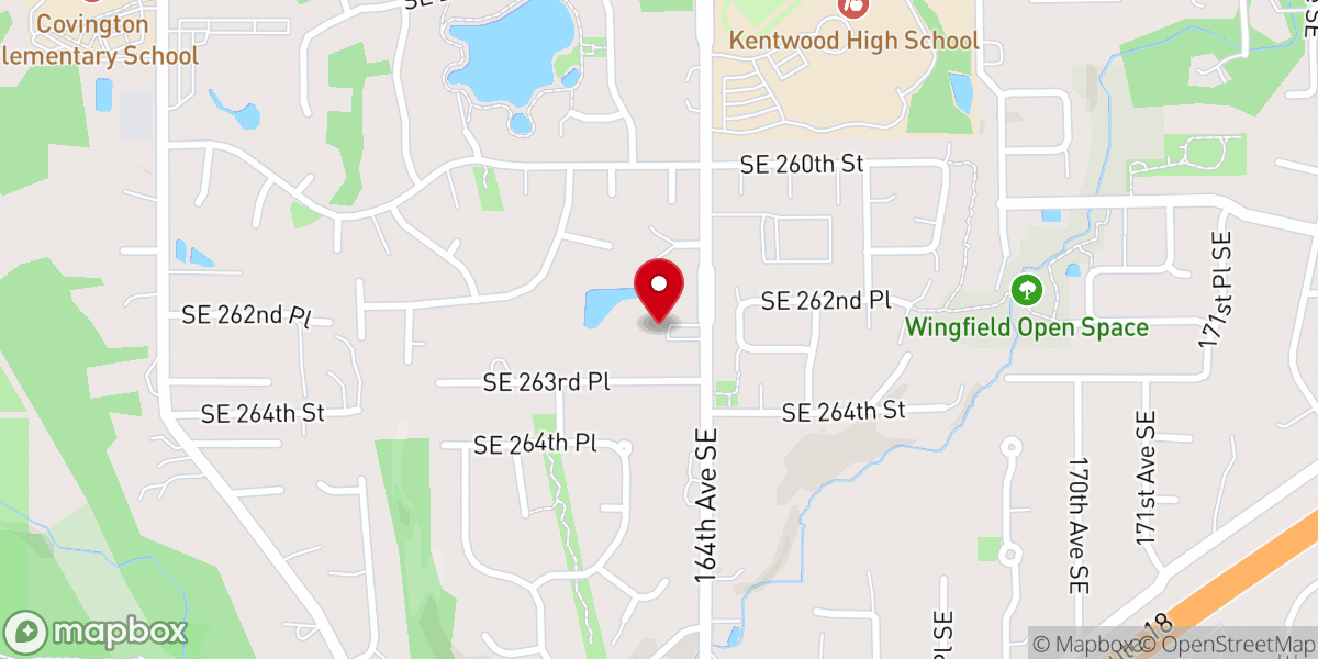Map showing location of Crosspointe Community Church