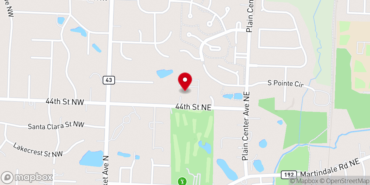 Map showing location of St George Byzantine Catholic