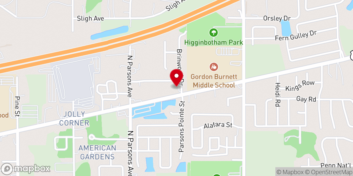 Map showing location of fellowship baptist church, Seffner Campus