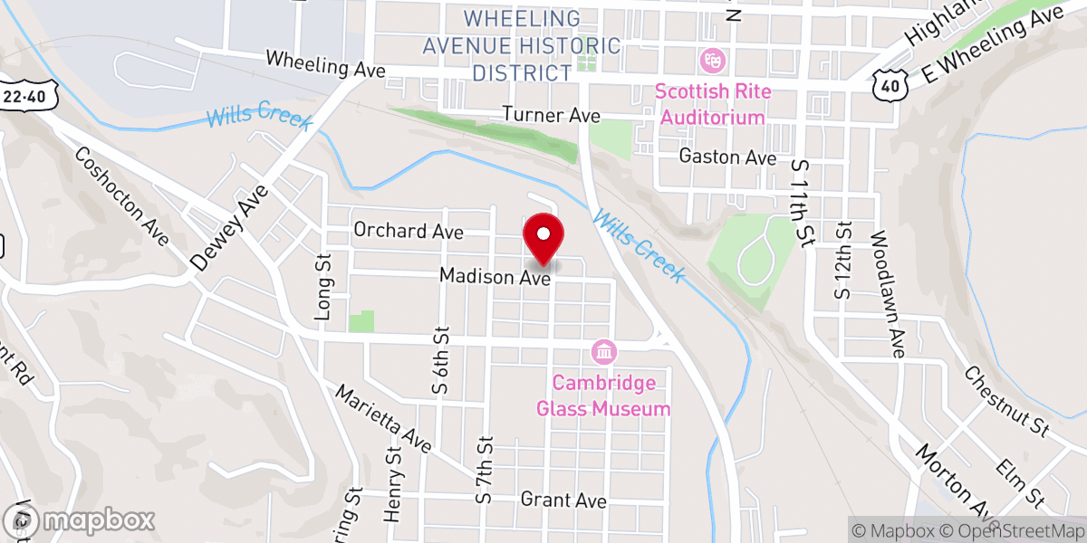 Map showing location of Faith Community FMC