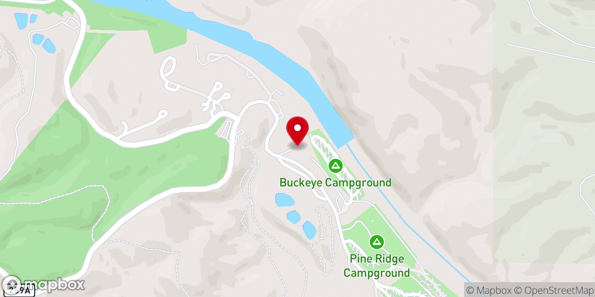 Map showing location of Beavers Bend Nature Center