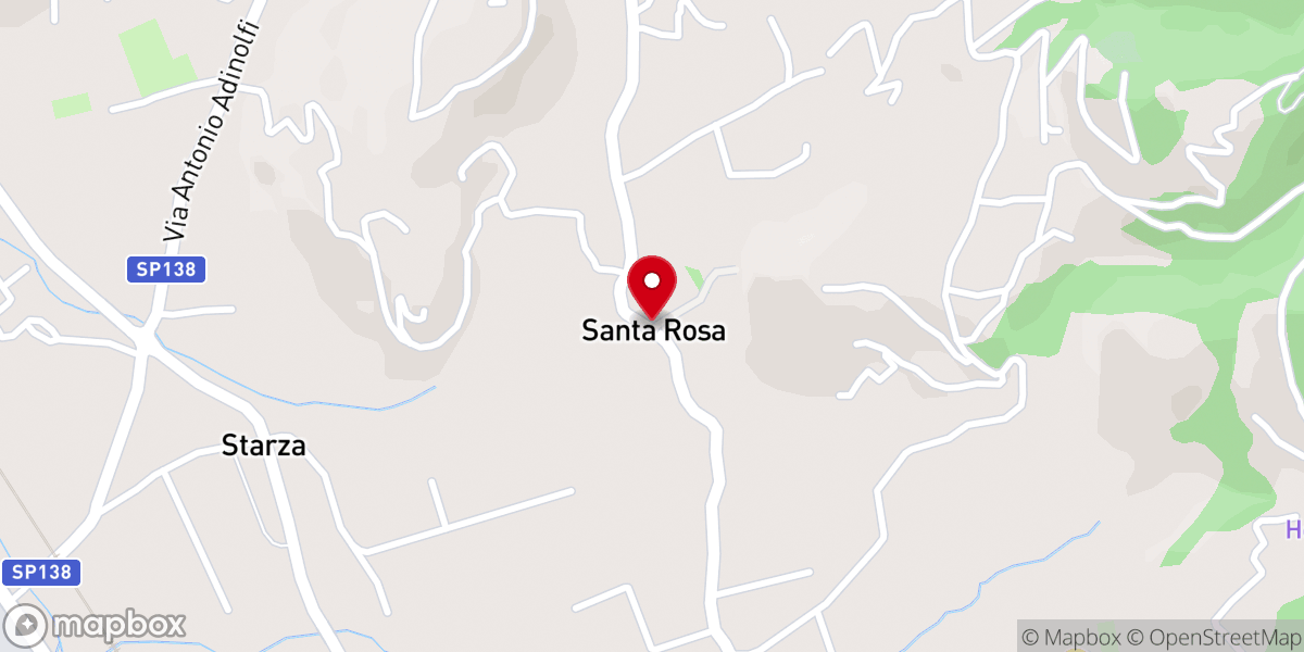 Map showing location of Cappella di Santa Rosa alle Caselle