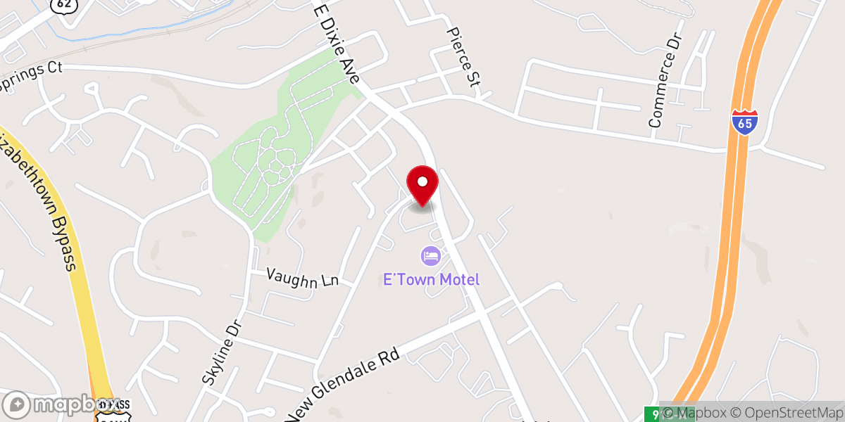 Map showing location of Rock Church