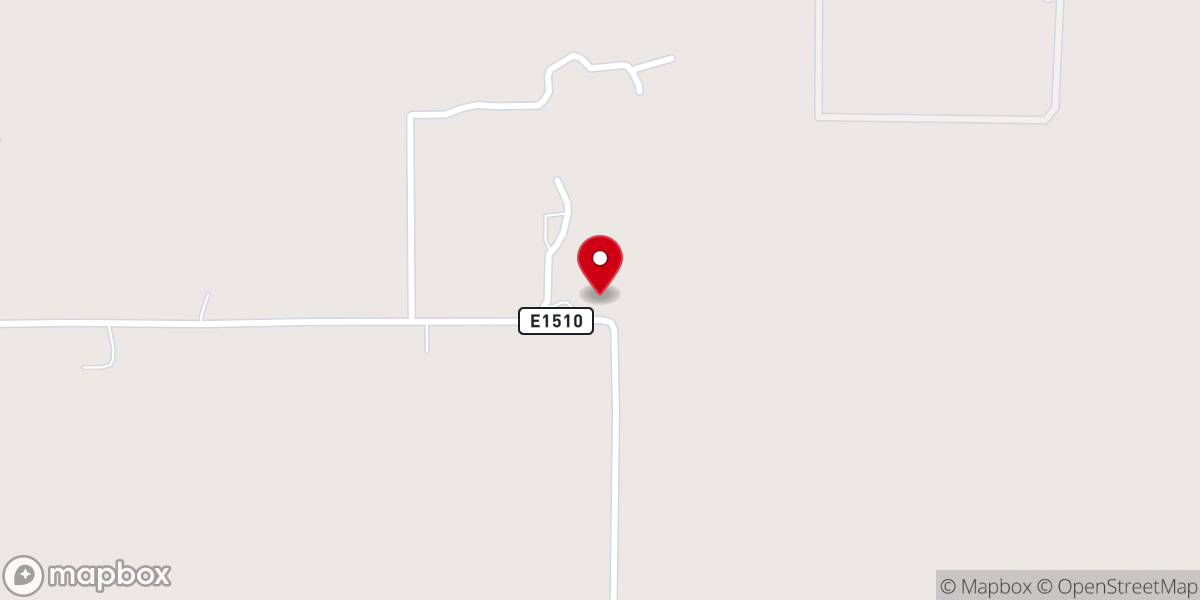 Map showing location of Homestead Country Church