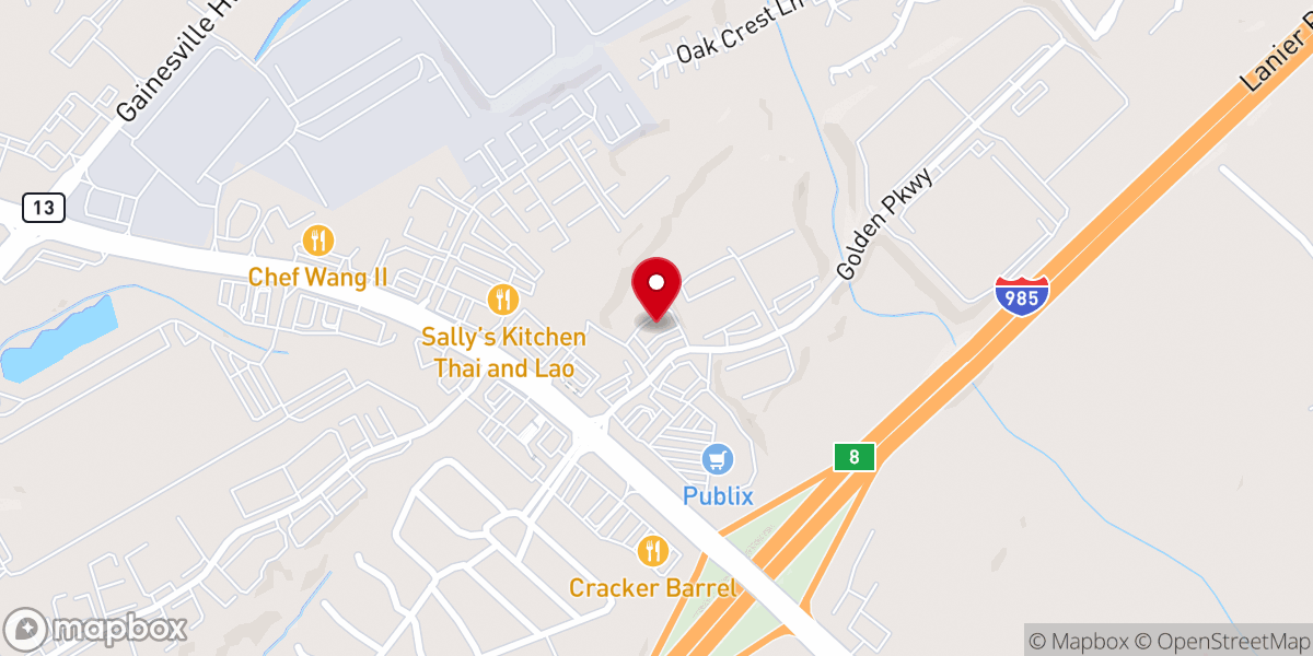 Map showing location of New Creation Community Church