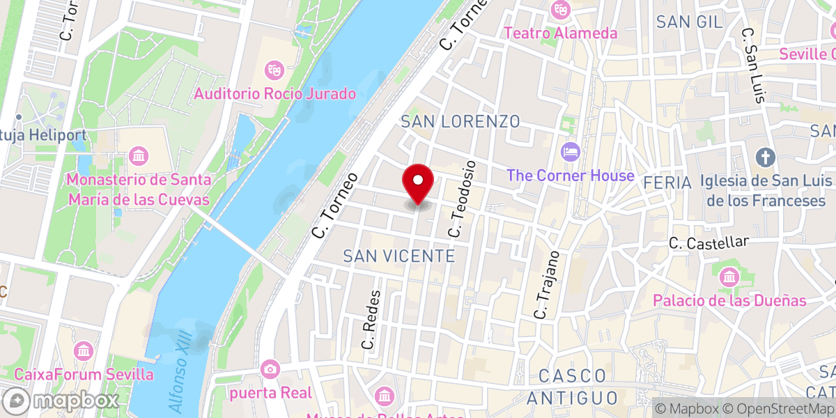Map showing location of Convento de Santa María La Real