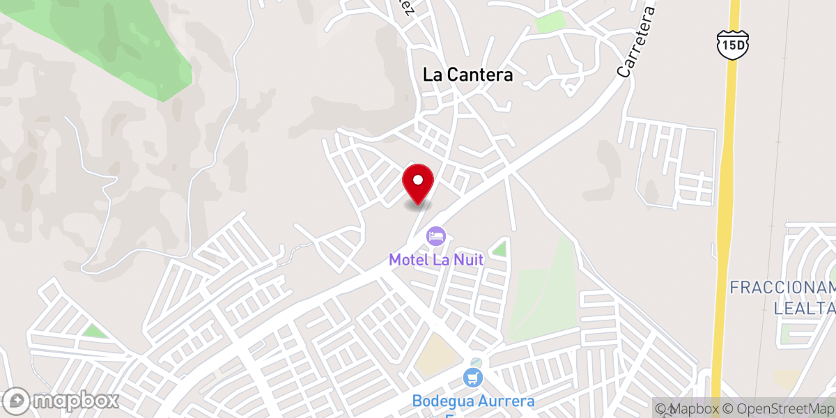 Map showing location of Iglesia Bautista Fundamental Independiente de la Cantera