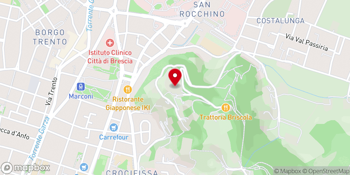 Map showing location of Monastero delle Suore della Visitazione