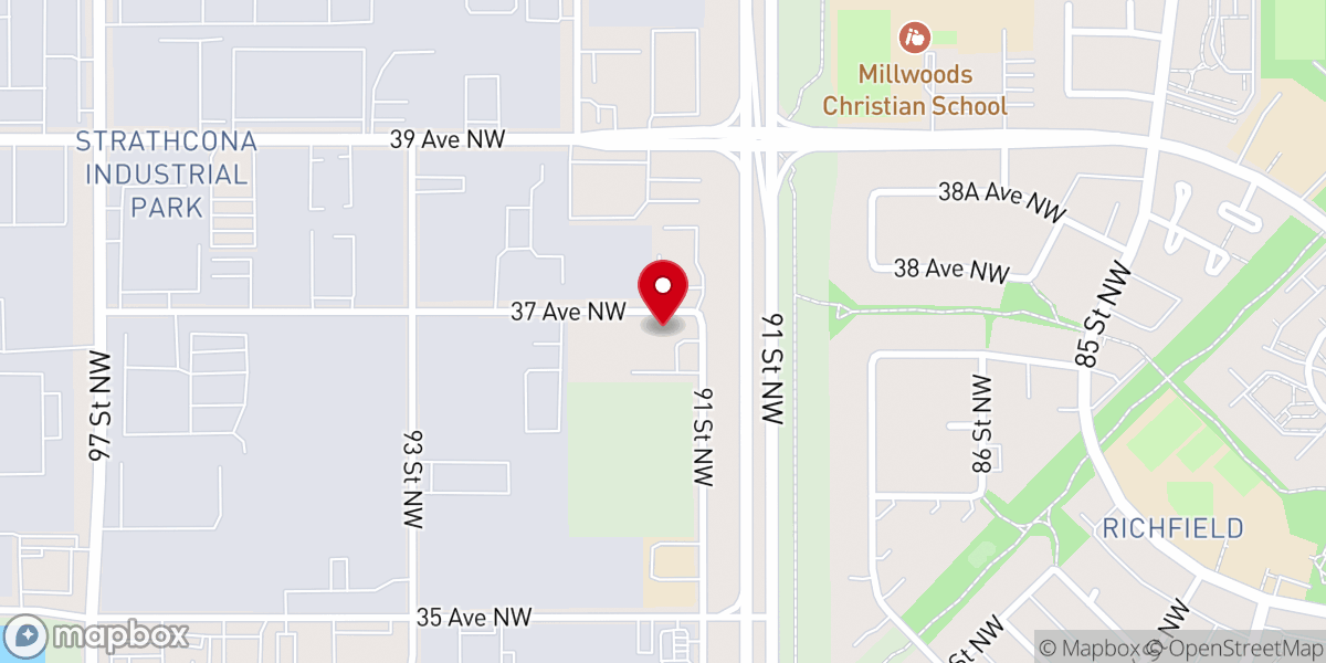 Map showing location of First Mennonite Church