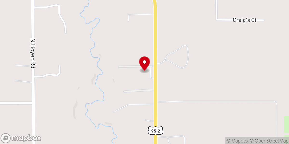 Map showing location of Sandpoint Church of the Nazarene