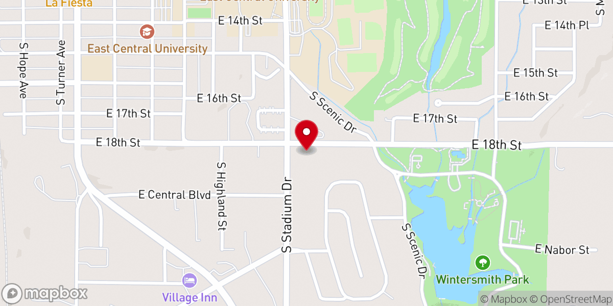 Map showing location of The Chapel