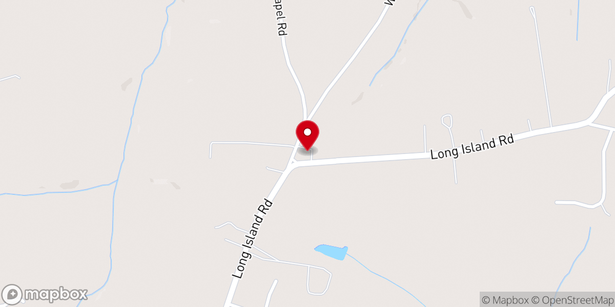 Map showing location of Brown's Chapel United Methodist